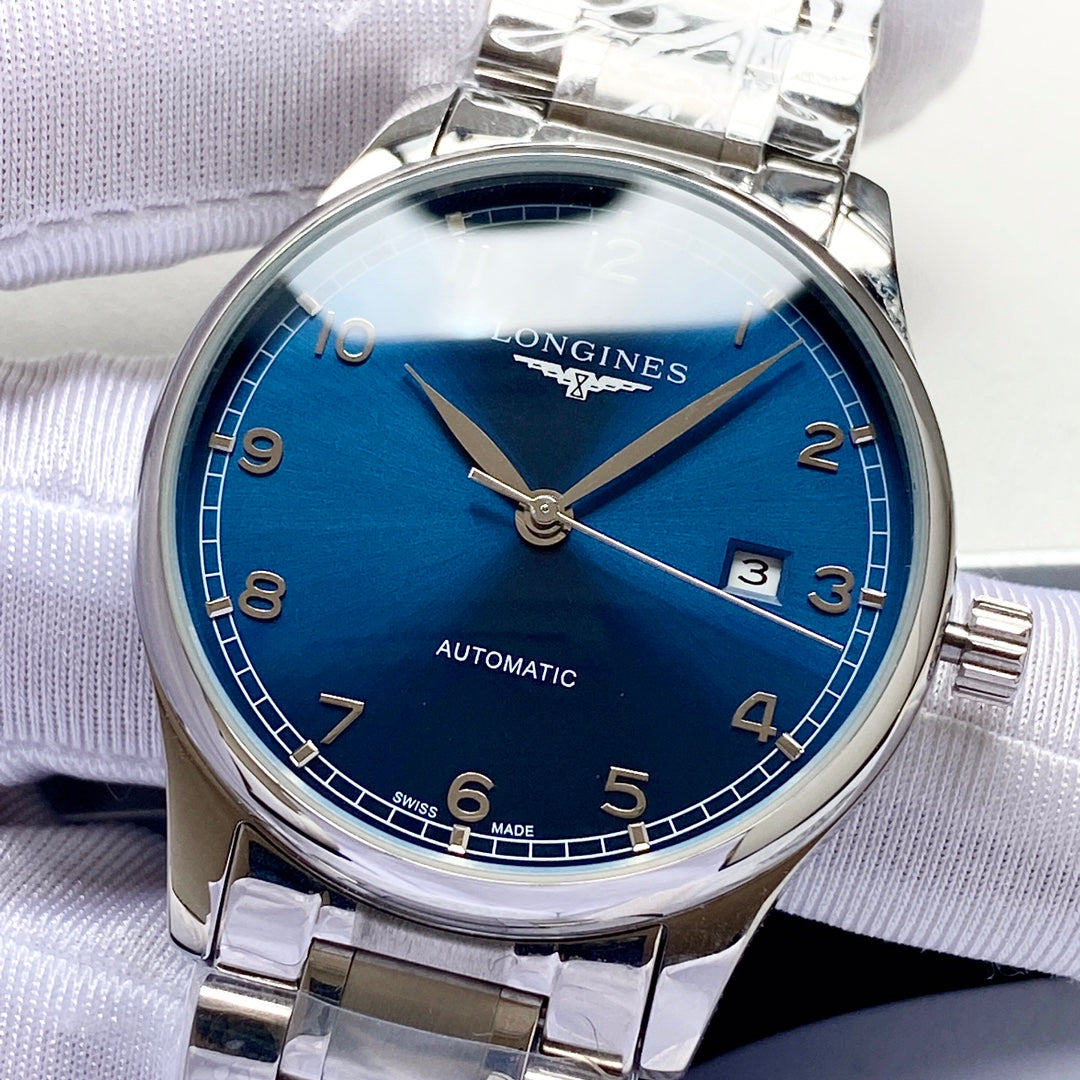 Longines metal strap men's watch
