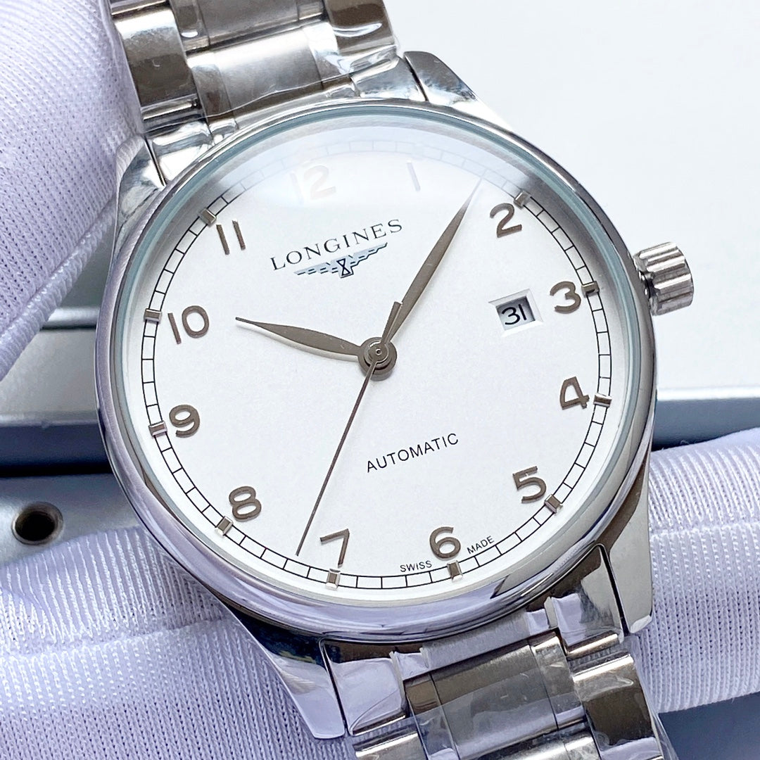 Longines metal strap men's watch