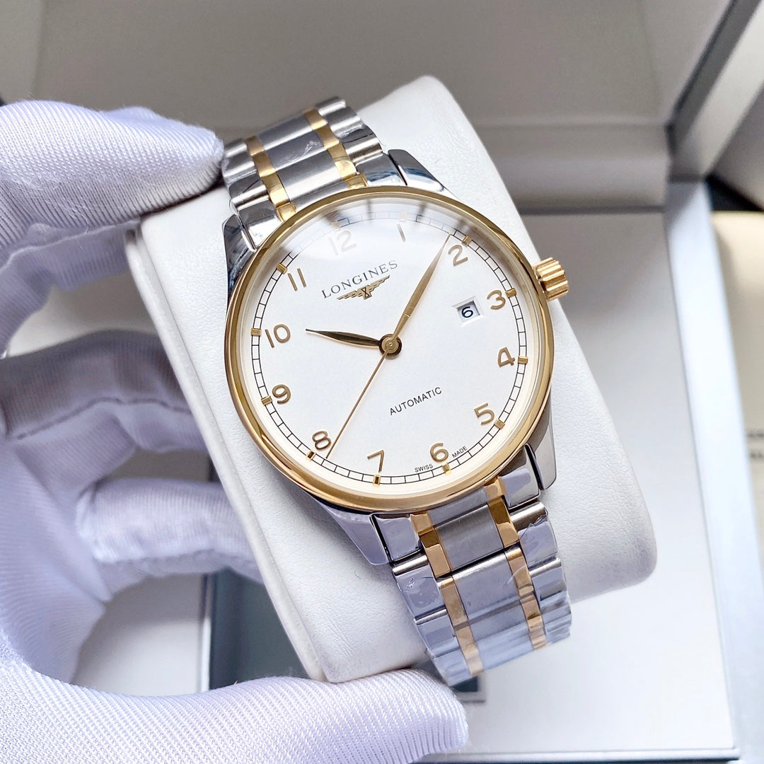 Longines metal strap men's watch