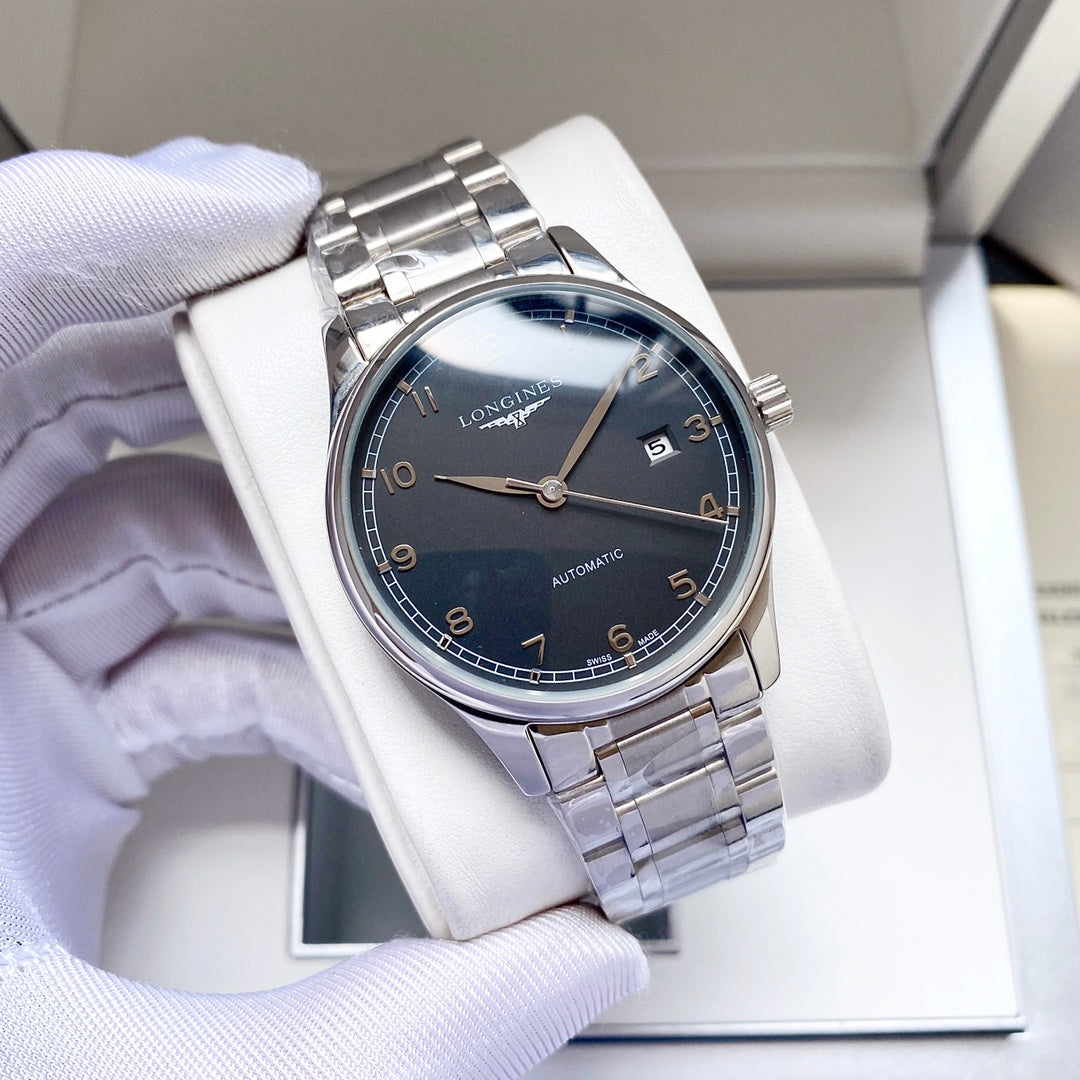 Longines metal strap men's watch