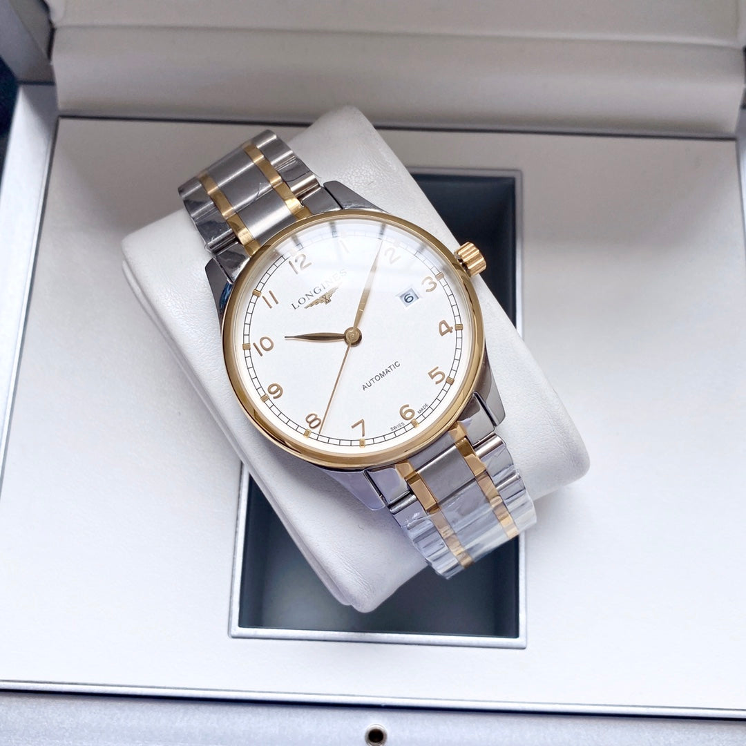 Longines metal strap men's watch