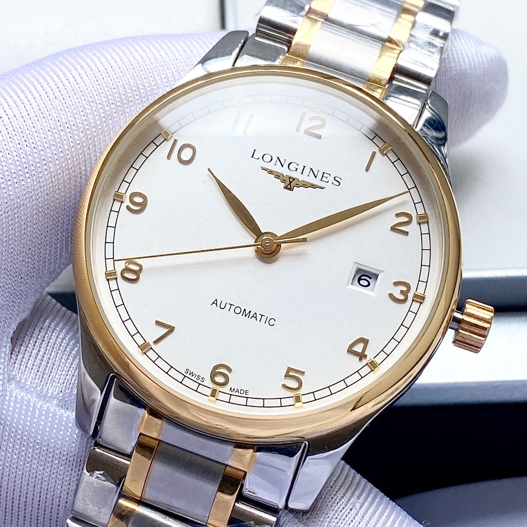 Longines metal strap men's watch