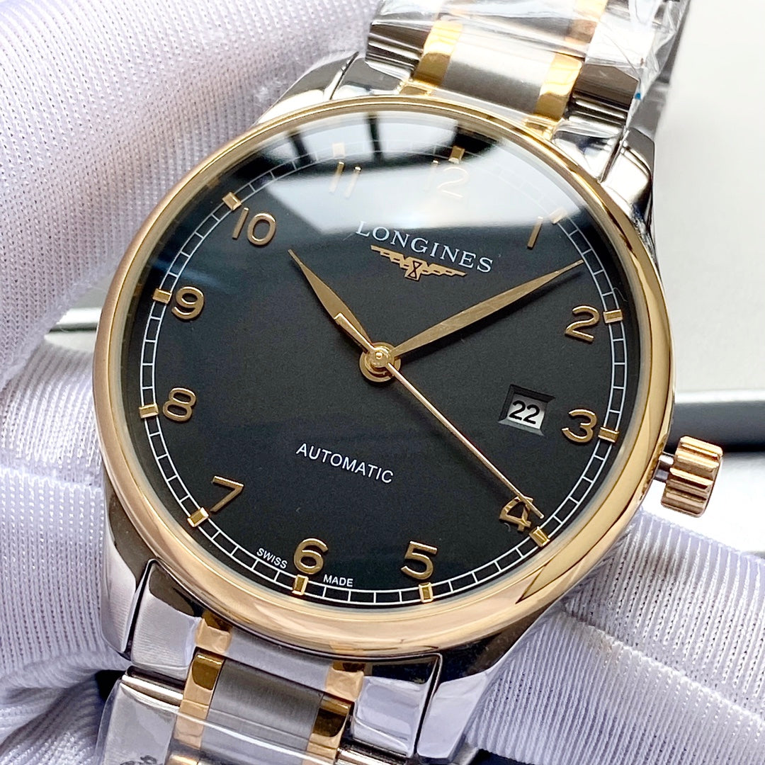 Longines metal strap men's watch