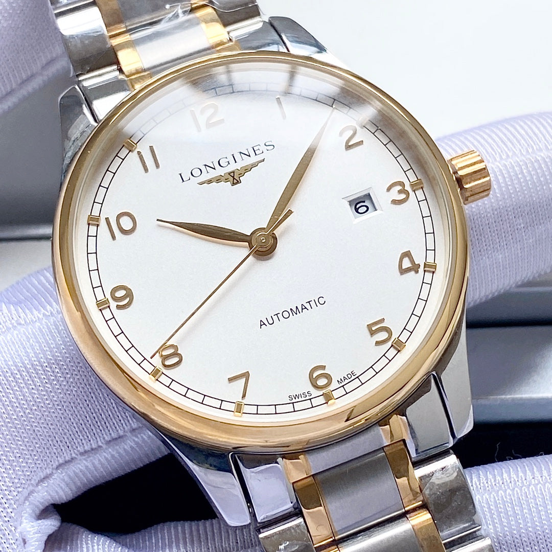 Longines metal strap men's watch