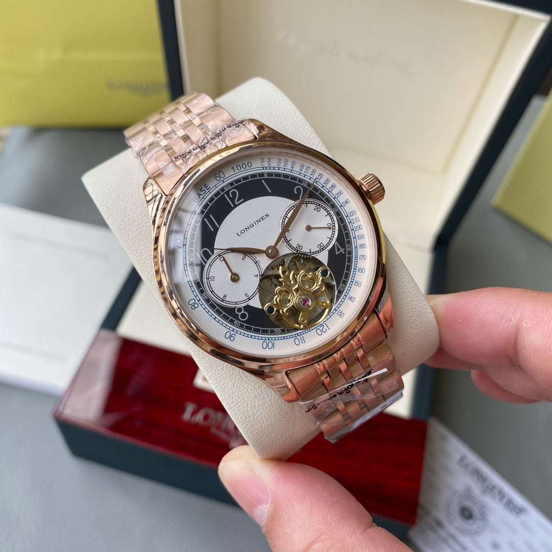Longines Retro Latest Tourbillon Mechanical Watch