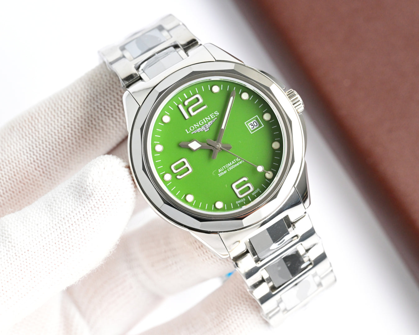 Longines minimalist tungsten steel mechanical watch
