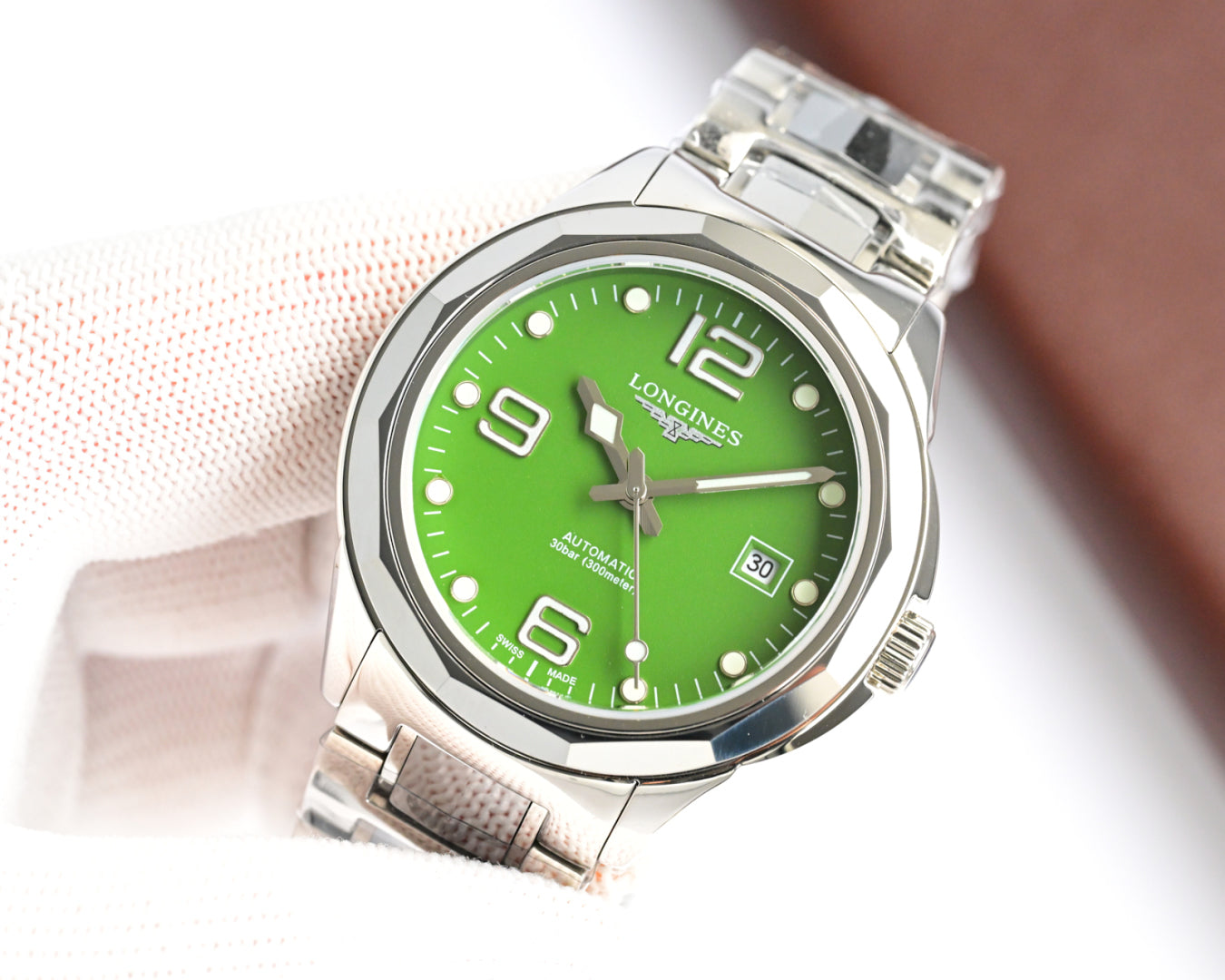 Longines minimalist tungsten steel mechanical watch
