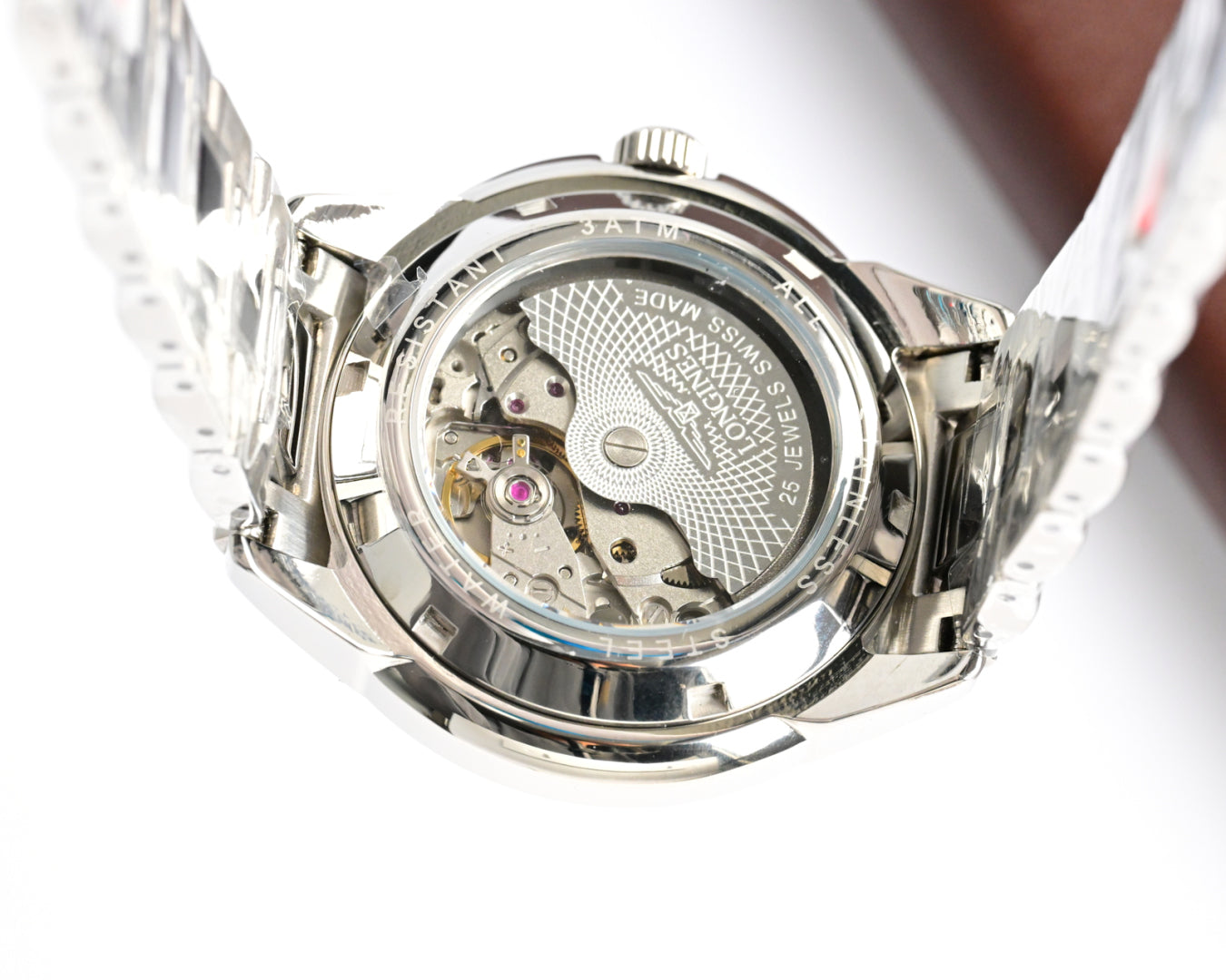 Longines minimalist tungsten steel mechanical watch