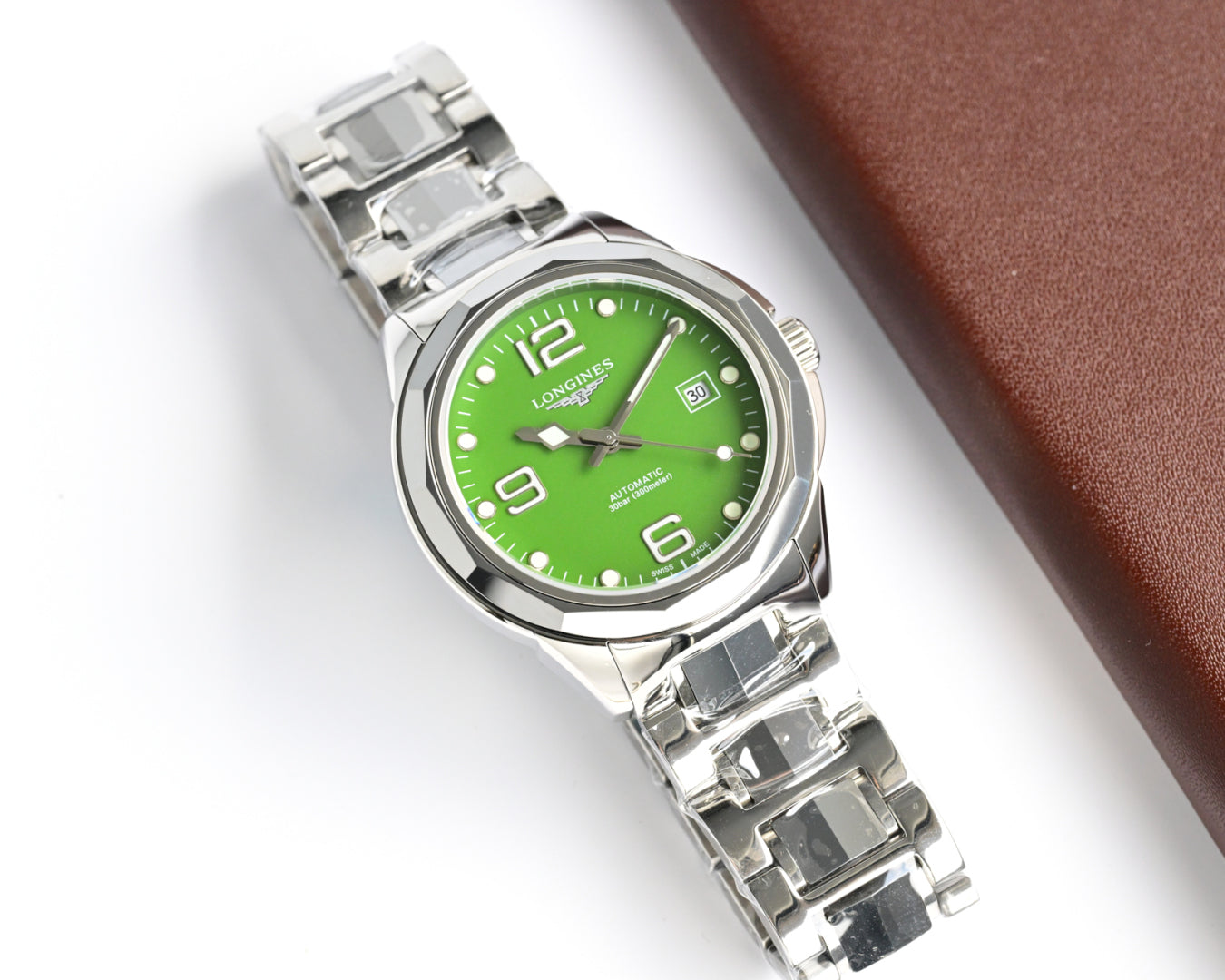 Longines minimalist tungsten steel mechanical watch