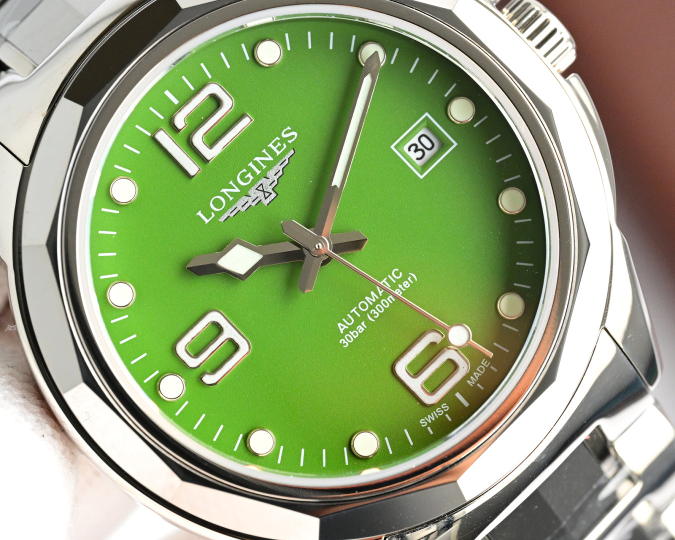 Longines minimalist tungsten steel mechanical watch