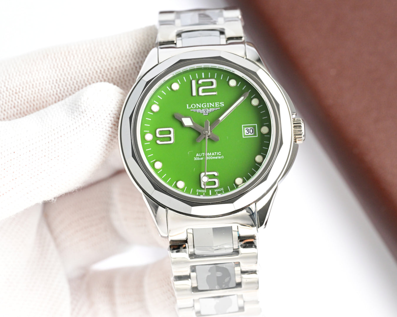 Longines minimalist tungsten steel mechanical watch