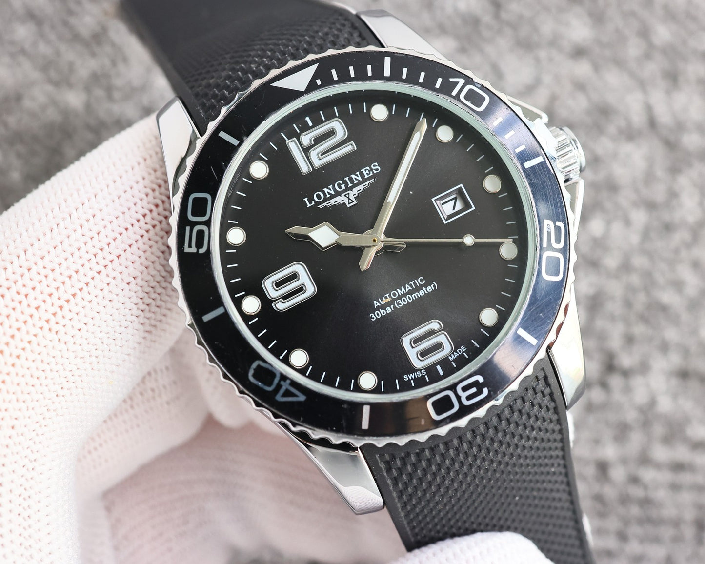 Longines Kangkas Diving Series Rubber Strap Watch