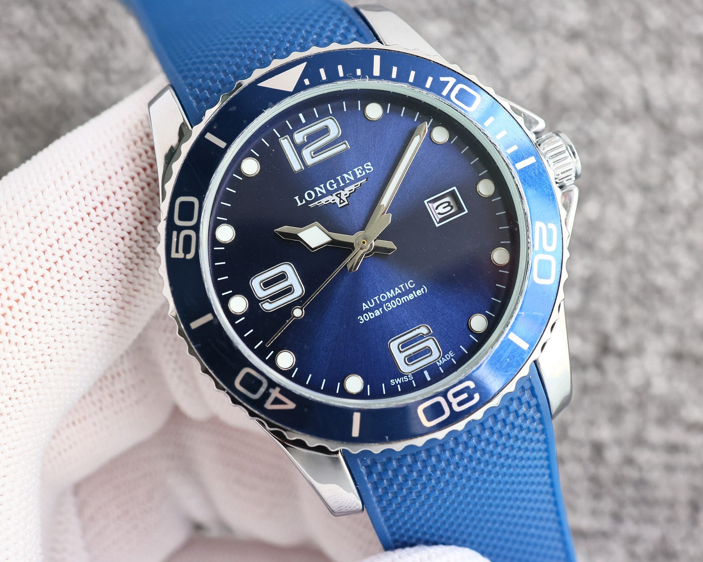 Longines Kangkas Diving Series Rubber Strap Watch
