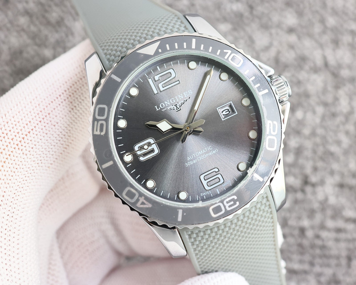 Longines Kangkas Diving Series Rubber Strap Watch