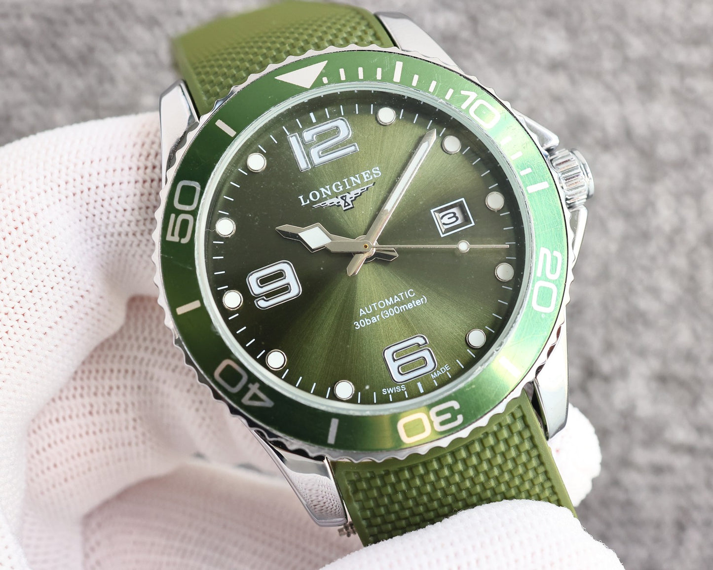 Longines Kangkas Diving Series Rubber Strap Watch