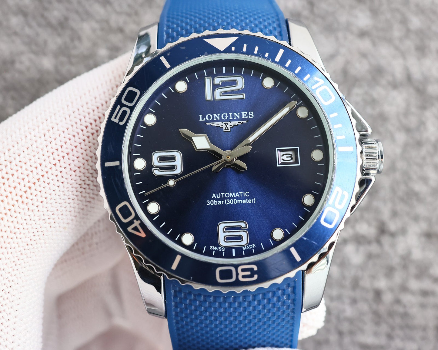 Longines Kangkas Diving Series Rubber Strap Watch