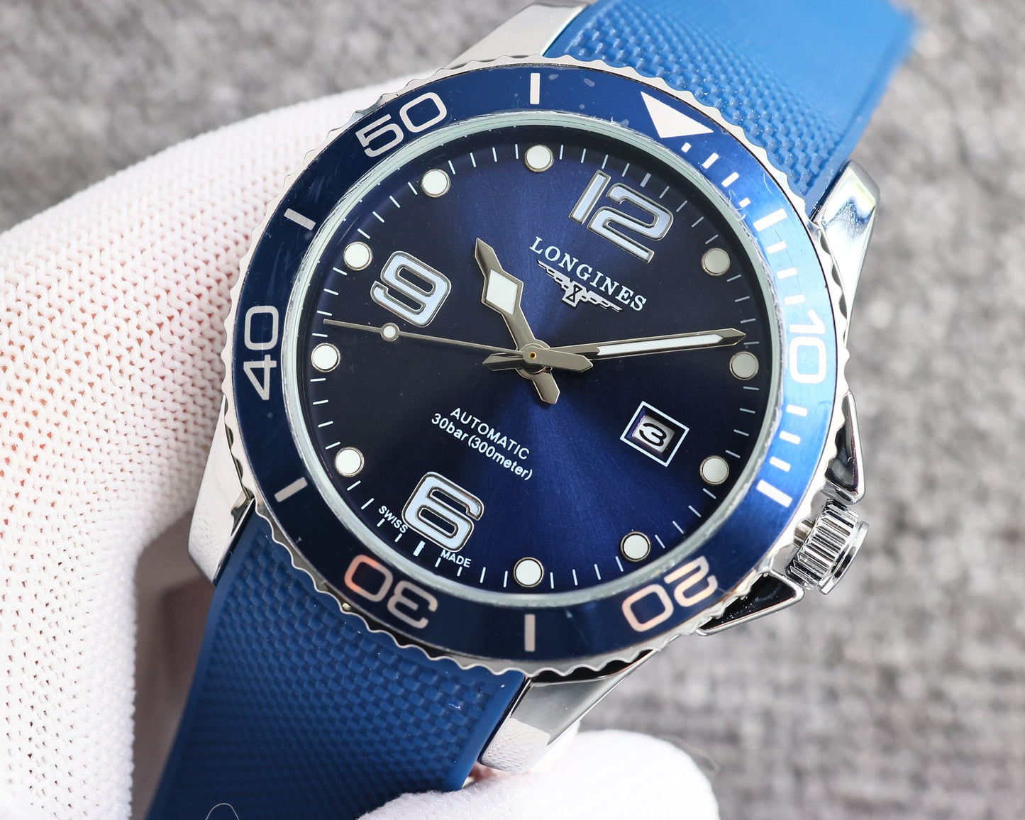 Longines Kangkas Diving Series Rubber Strap Watch