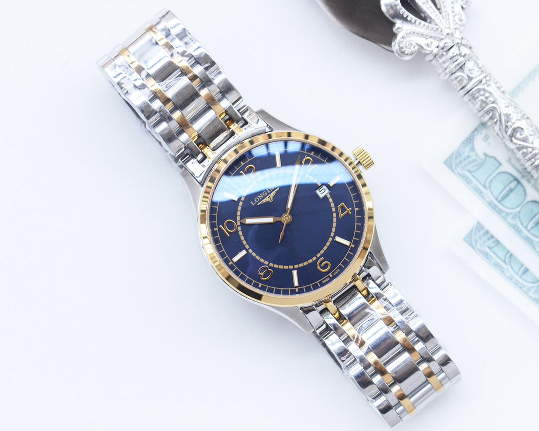 Longines Stainless Steel Strap Waterproof Men's Watch