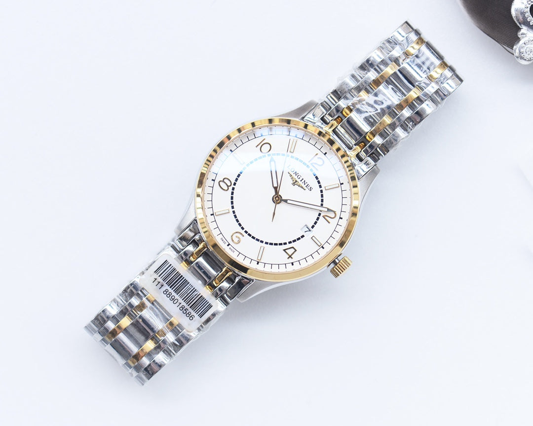 Longines Stainless Steel Strap Waterproof Men's Watch