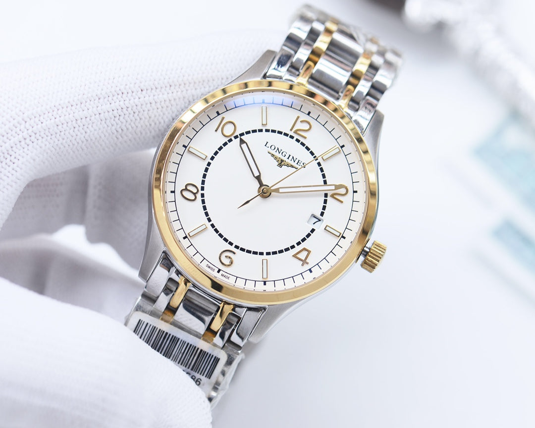 Longines Stainless Steel Strap Waterproof Men's Watch