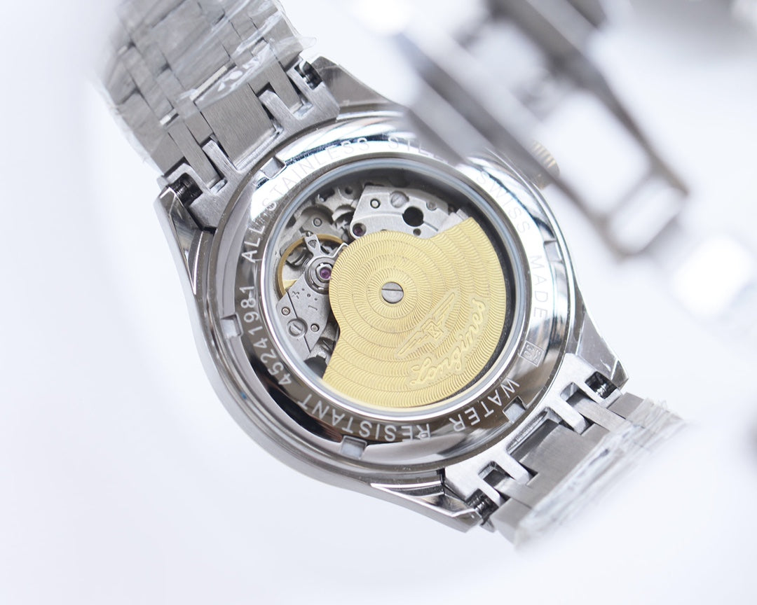 Longines Stainless Steel Strap Waterproof Men's Watch