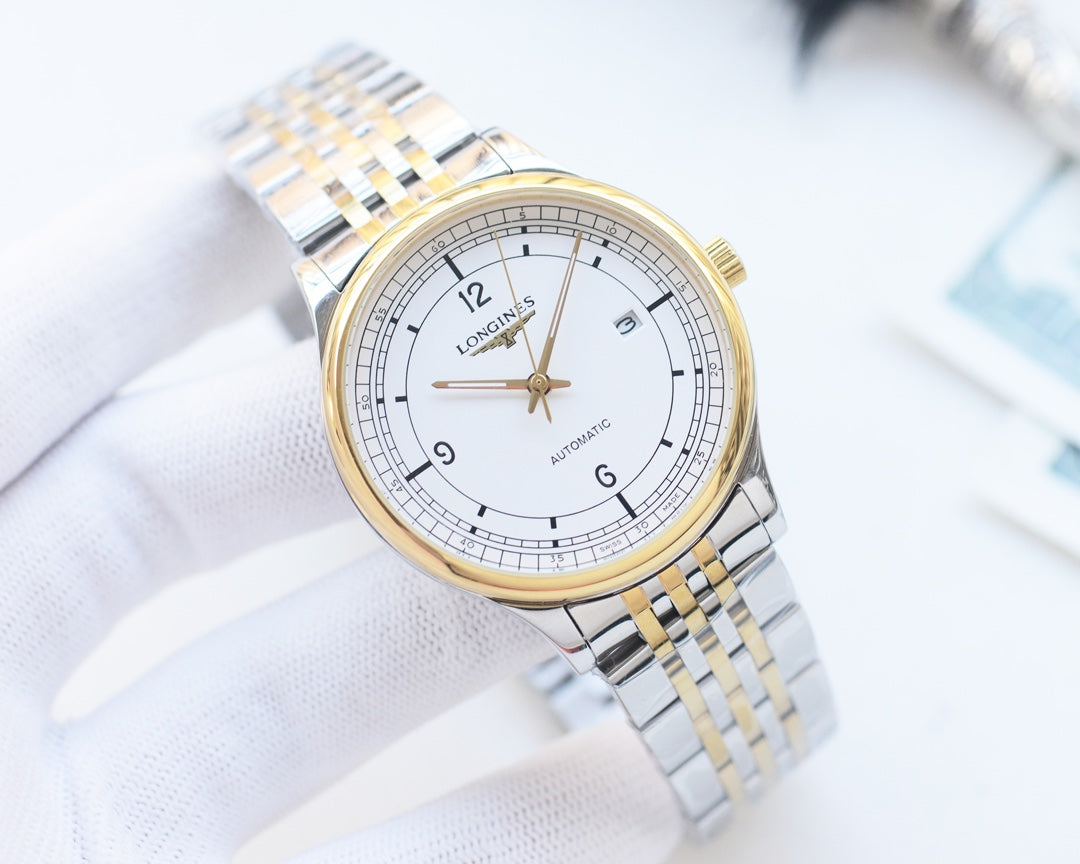 Longines 316L metal strap scratch resistant mirror watch