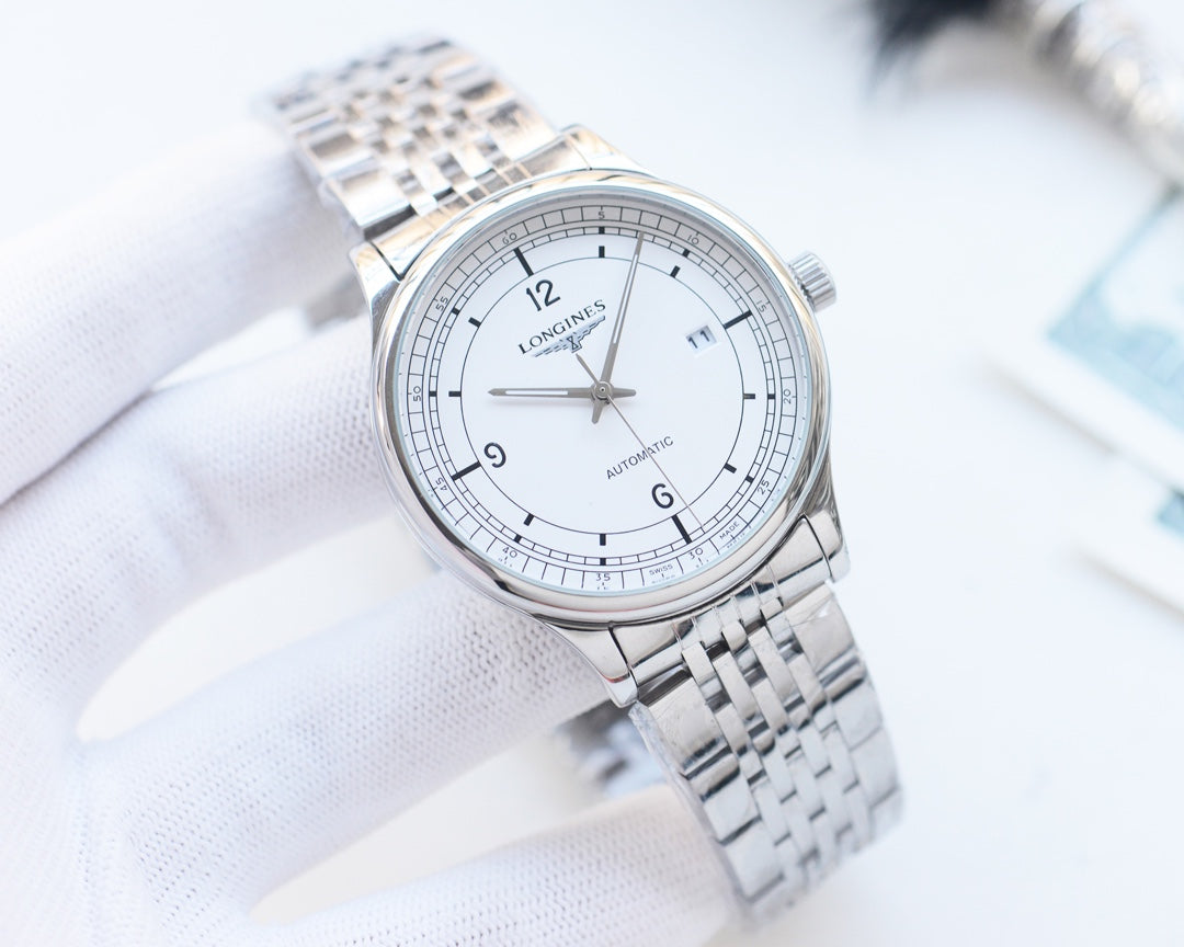 Longines 316L metal strap scratch resistant mirror watch