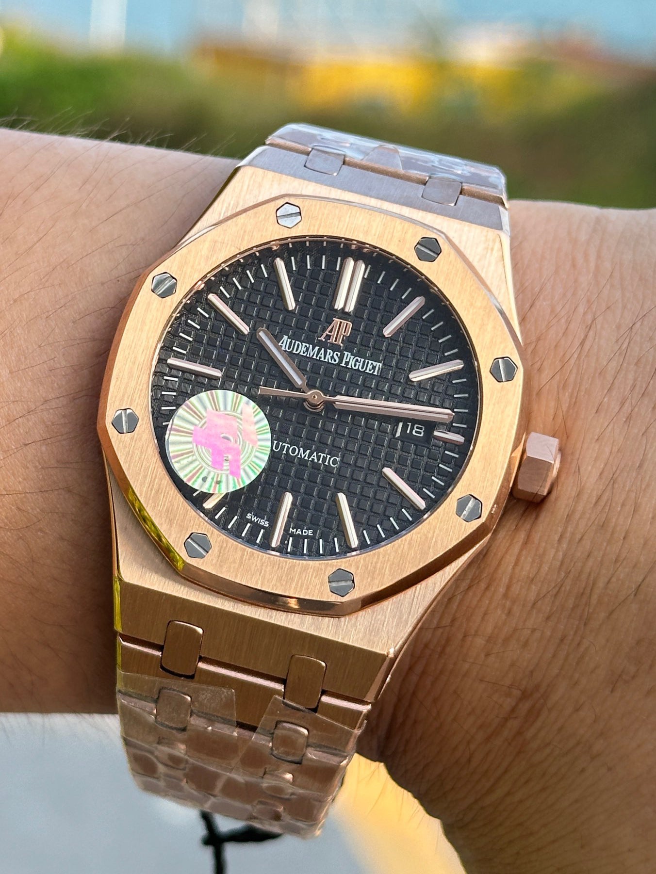 Audemars Piguet Royal Oak "Jumbo" Extra-Thin Wrist Watch