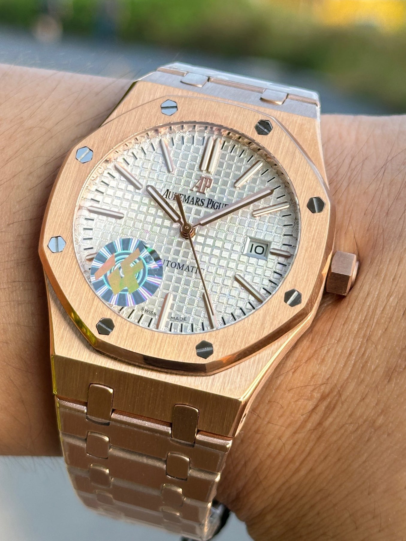 Audemars Piguet Royal Oak "Jumbo" Extra-Thin Wrist Watch