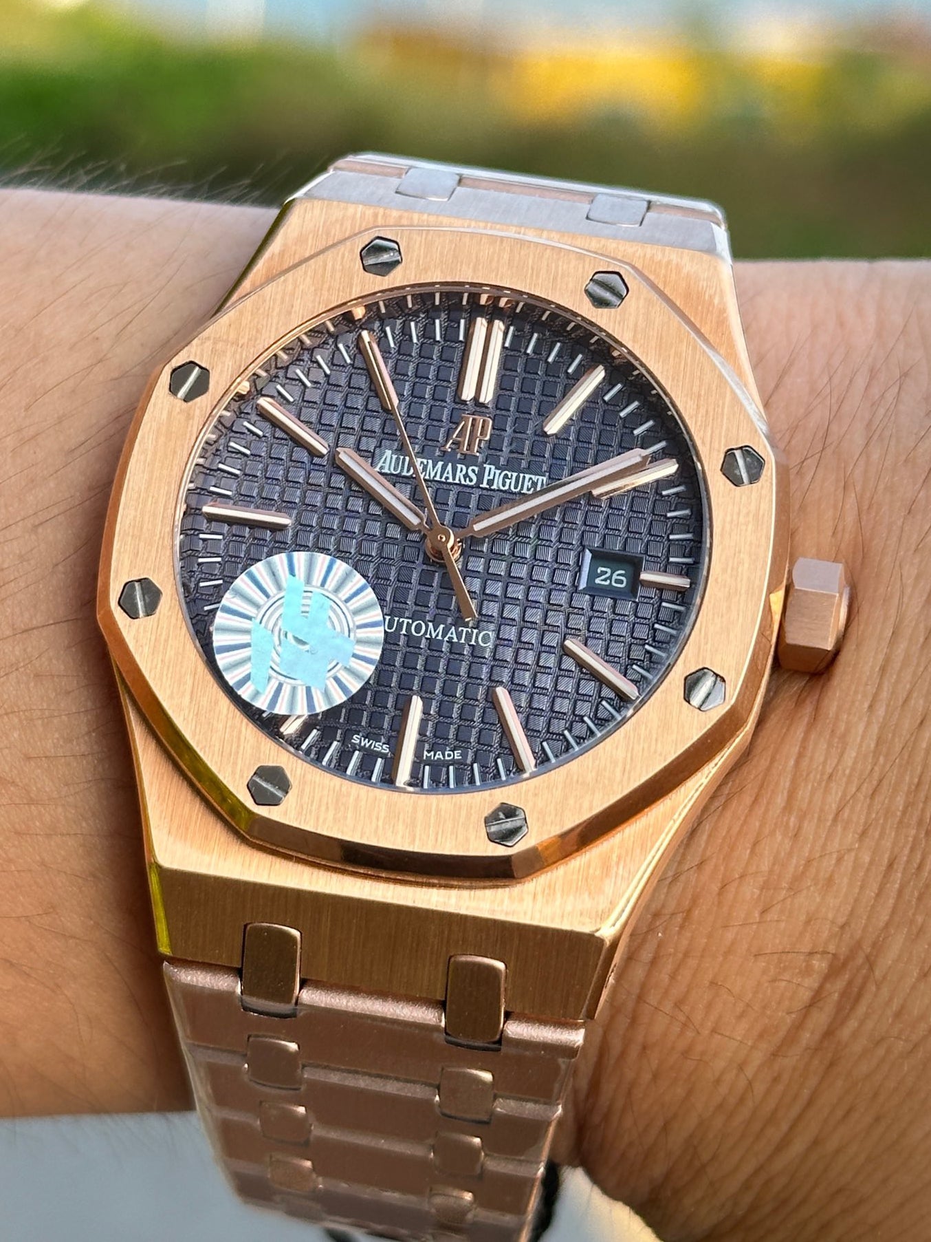 Audemars Piguet Royal Oak "Jumbo" Extra-Thin Wrist Watch