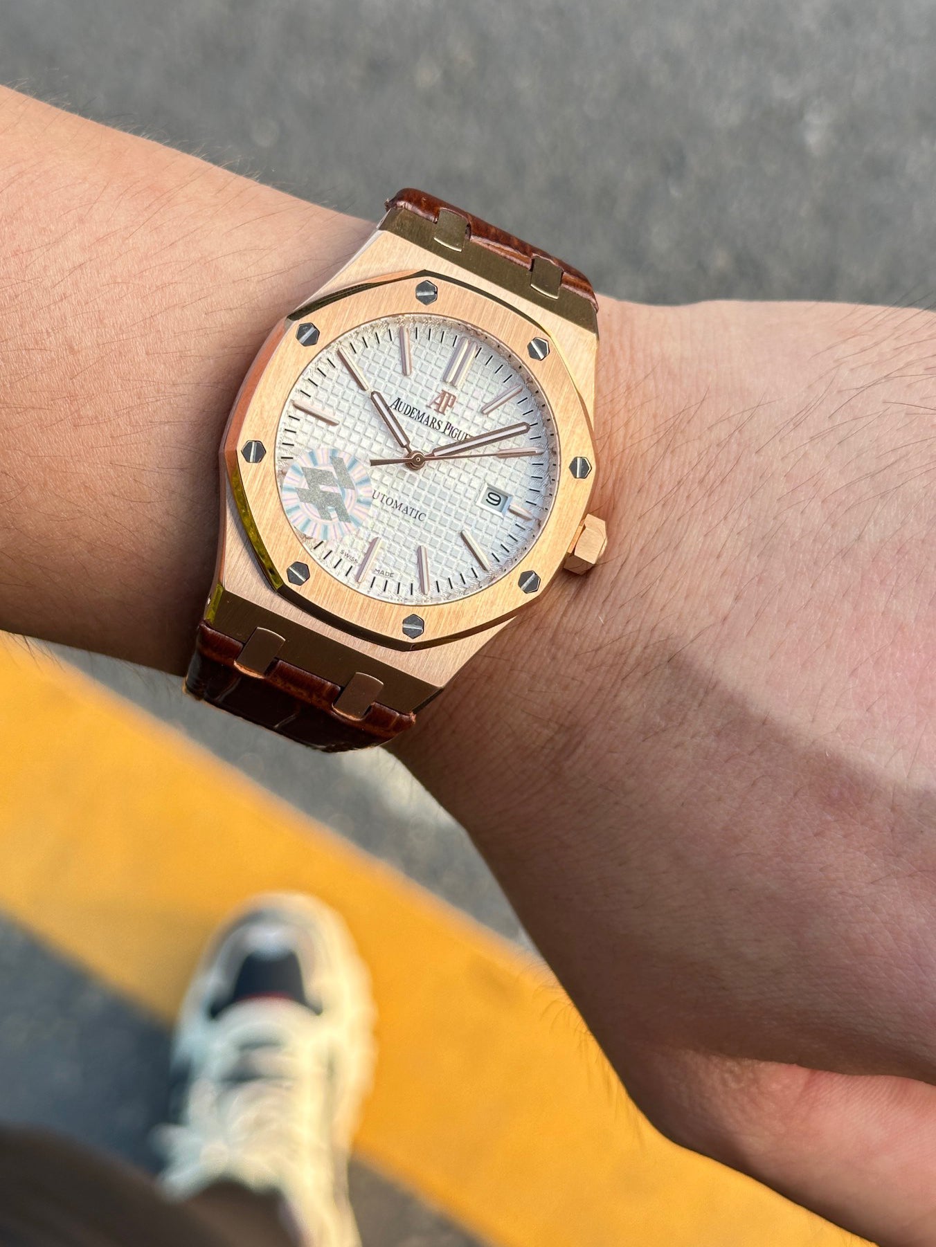 Audemars Piguet Royal Oak "Jumbo" Extra-Thin Men's Wrist Watch