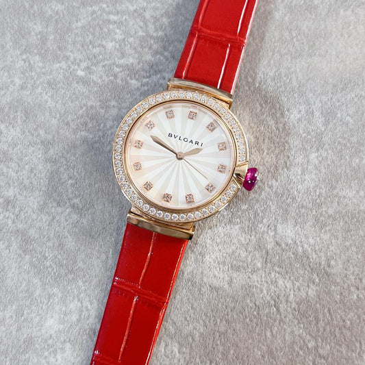 BVLGARI LVCEA series diamond studded new women's watch