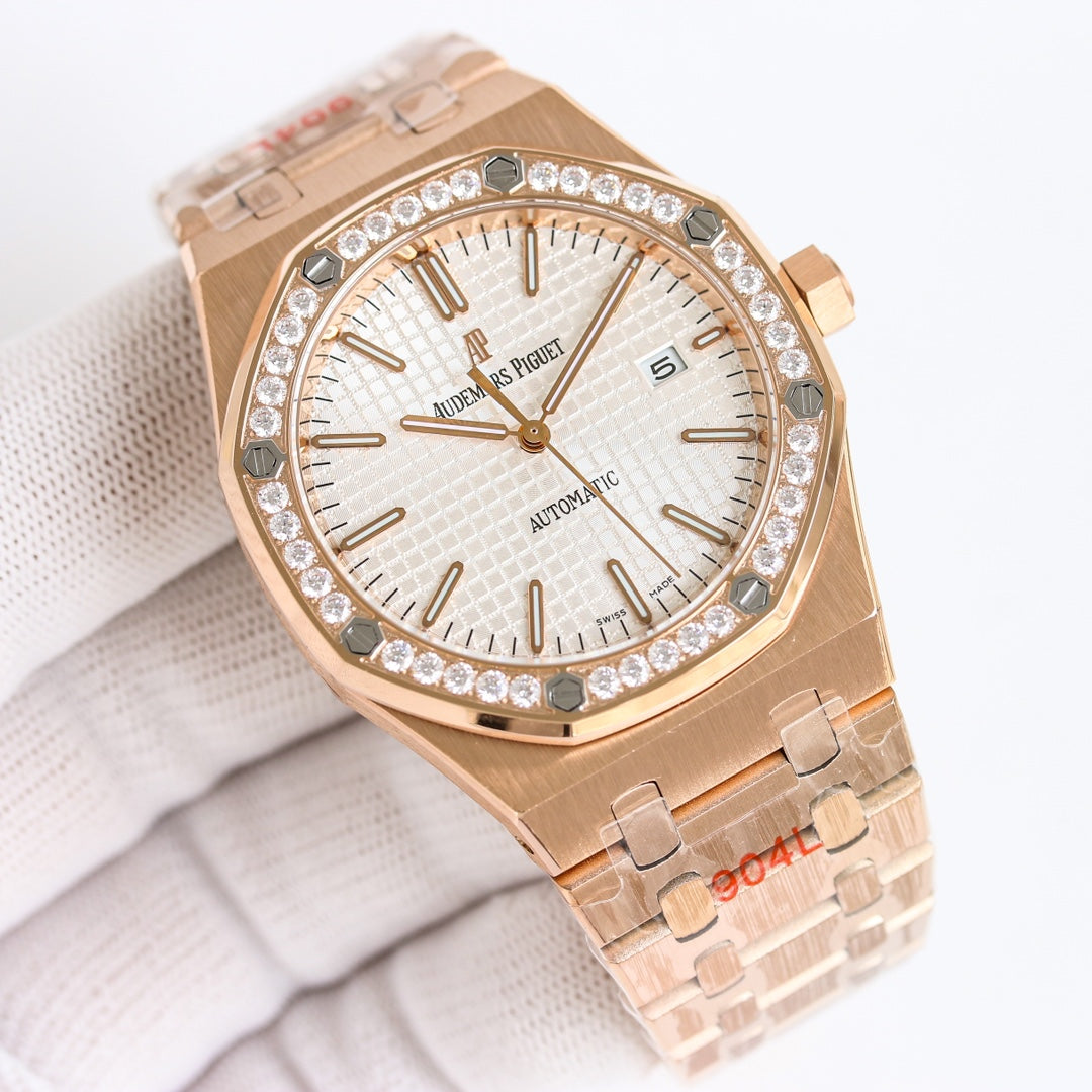 Audemars Piguet Royal Oak Selfwinding Wrist Watch Diamond Bezel Edition