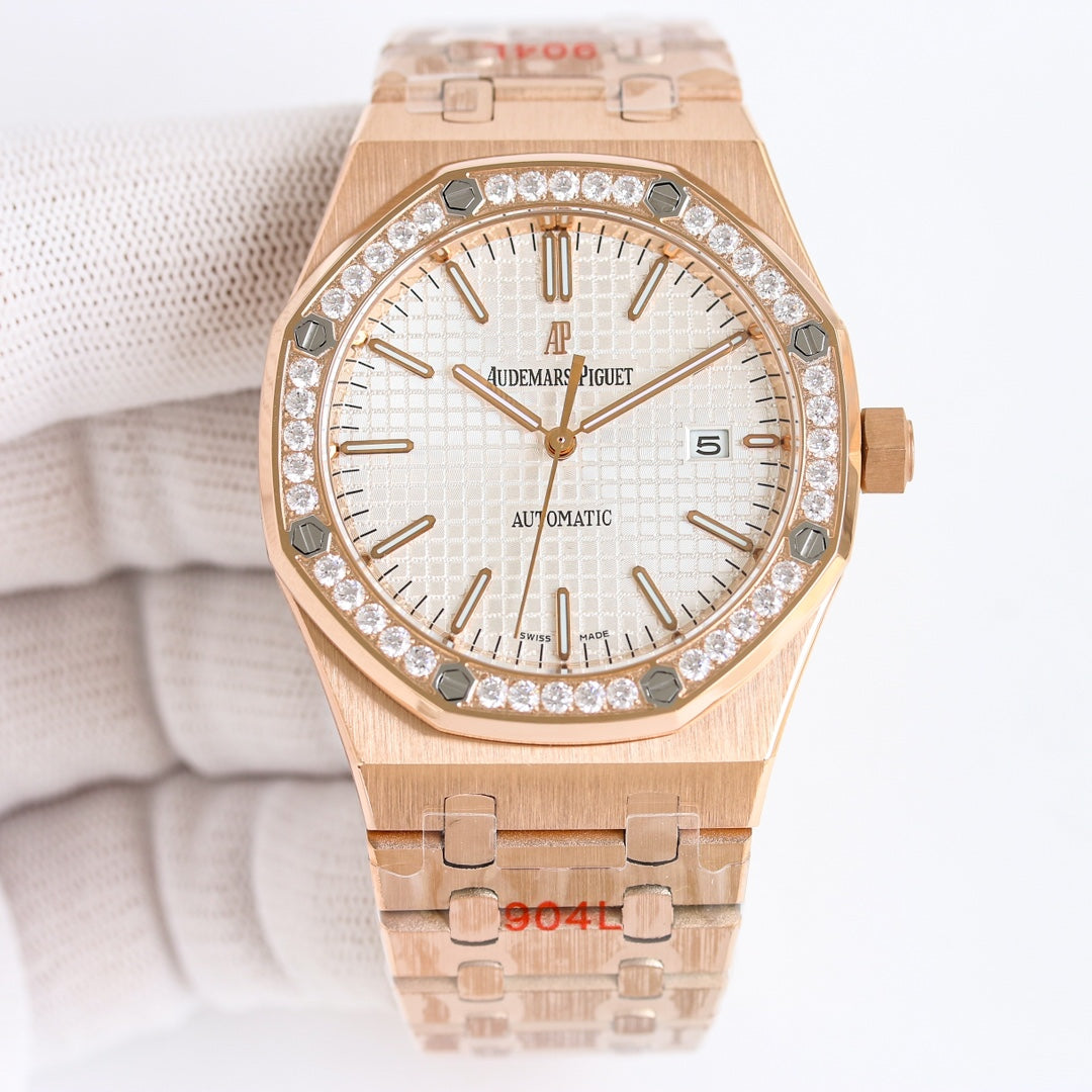 Audemars Piguet Royal Oak Selfwinding Wrist Watch Diamond Bezel Edition