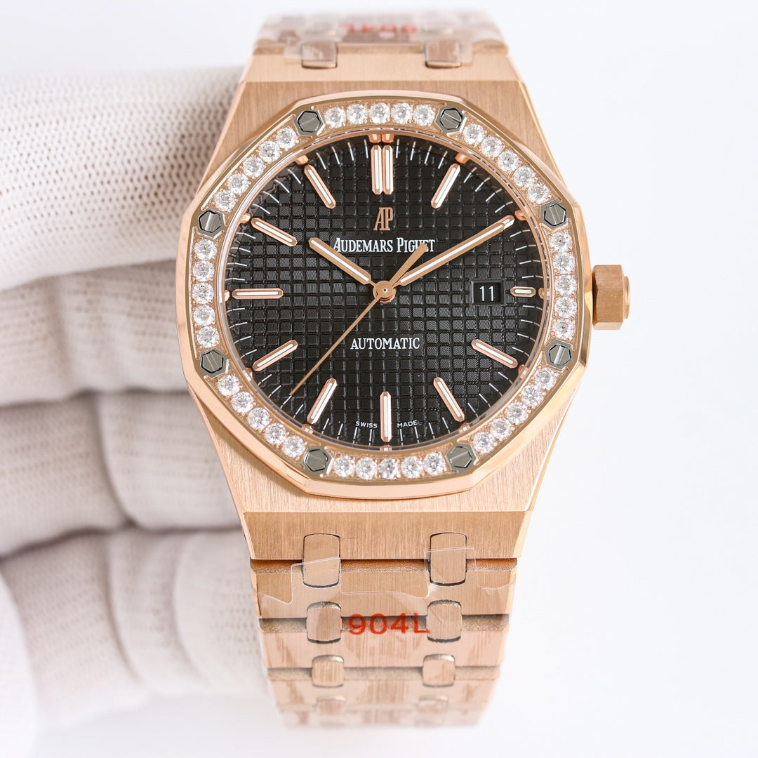 Audemars Piguet Royal Oak Selfwinding Wrist Watch Diamond Bezel Edition
