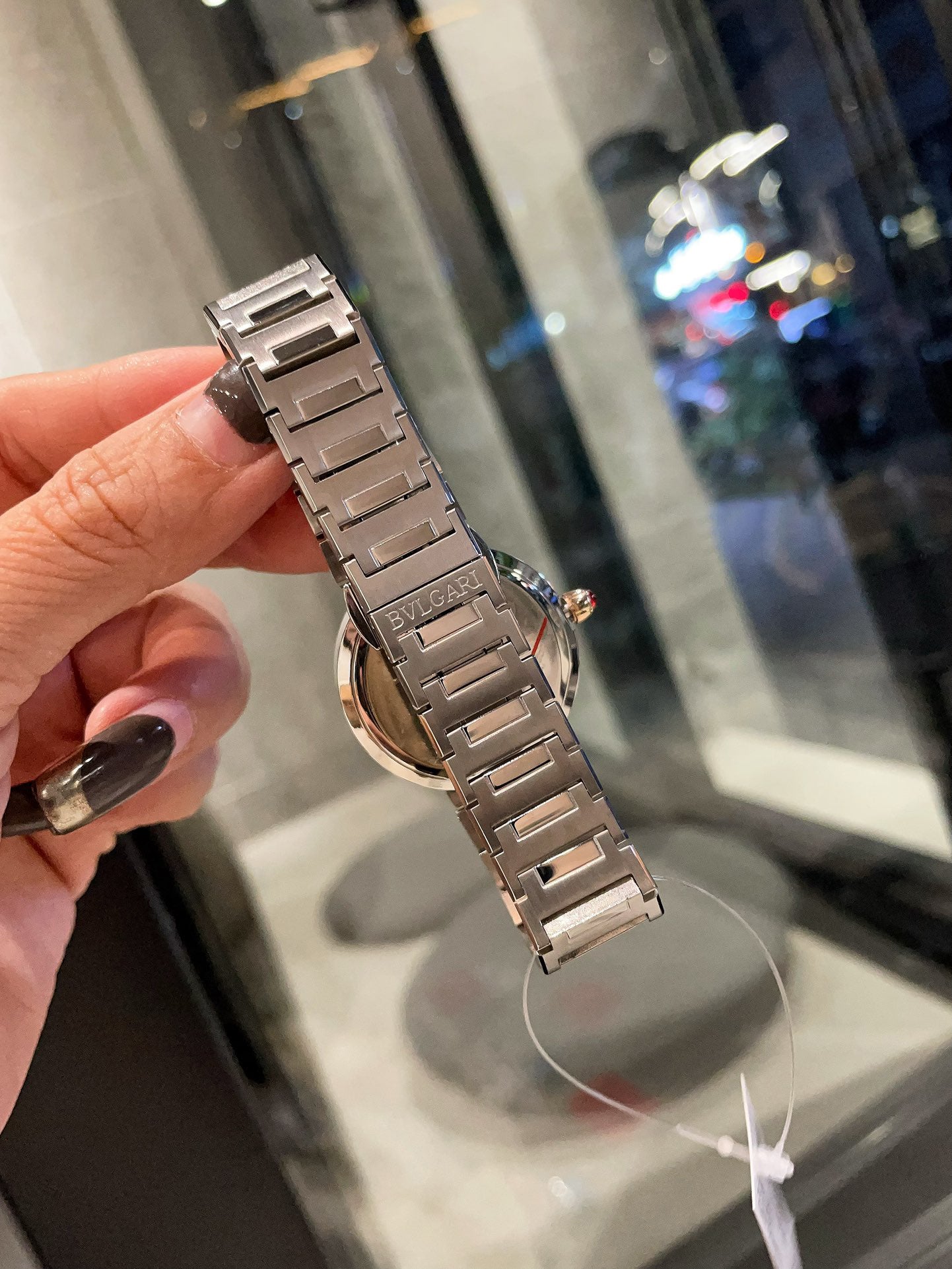 BVLGARI metal strap women's quartz watch