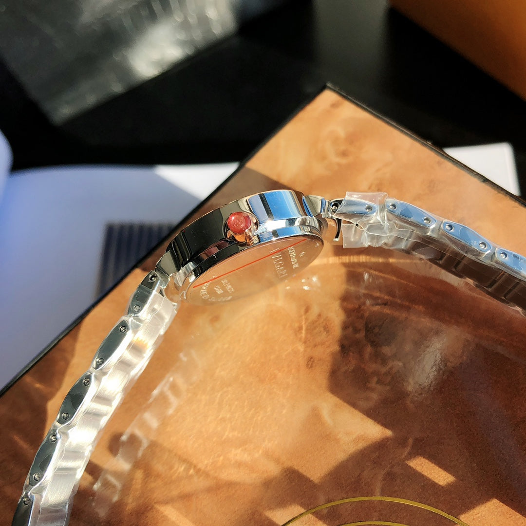 BVLGARI Quartz Movement Stainless Steel Women's Watch
