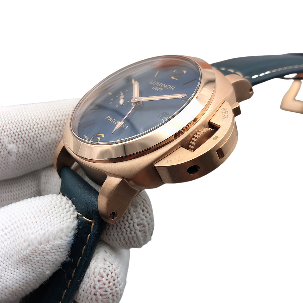 Panerai Luminor GMT Automatic Men's Wrist Watch