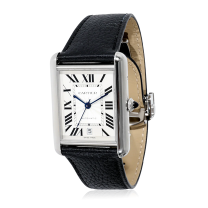 Cartier Tank Solo WSTA0040 Men's Stainless Steel Watch