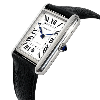 Cartier Tank Solo WSTA0040 Men's Stainless Steel Watch