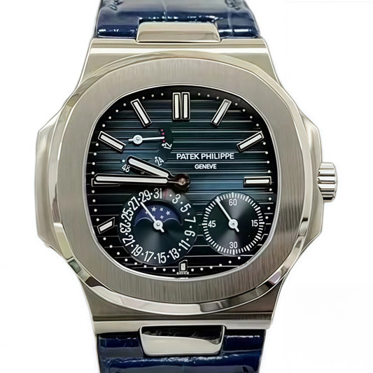 Patek Philippe Nautilus watch size 40 - blue strap