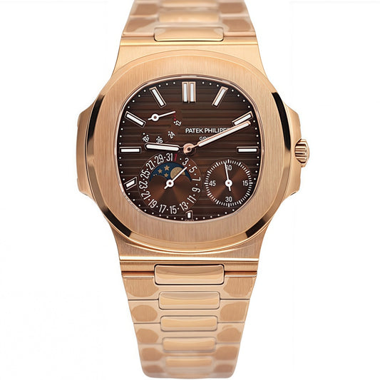 Patek Philippe Nautilus Annual Calendar Rose Gold Brown Dial 5712/1R-001