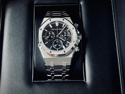 Audemars Piguet Royal Oak Chronograph 26240ST Black Dial Wrist Watch