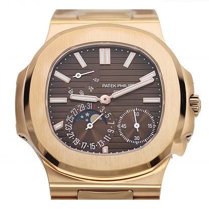 Patek Philippe Nautilus Annual Calendar Rose Gold Brown Dial 5712/1R-001