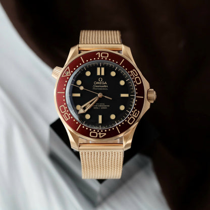 Omega Seamaster Diver Watch 300M Bronze Gold Rep 11 Pink Gold Plated Workshop VS 42mm
