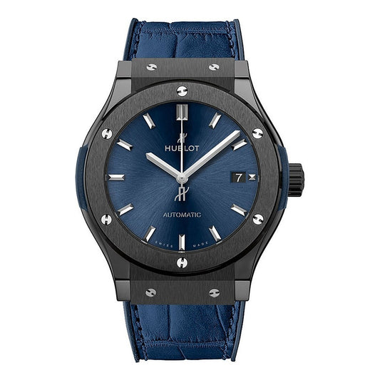 Hublot Classic Fusion Ceramic Blue 542.CM.7170.LR Men's Watch