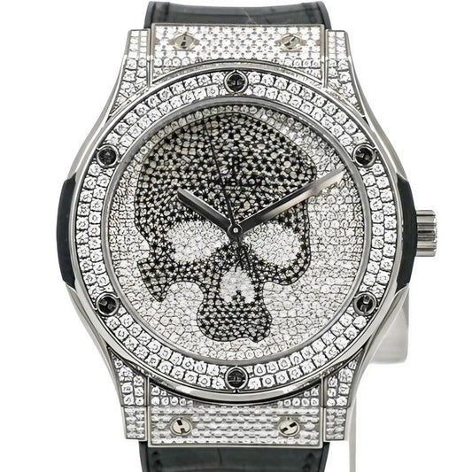 Hublot Classic Fusion Titanium Skull Watch