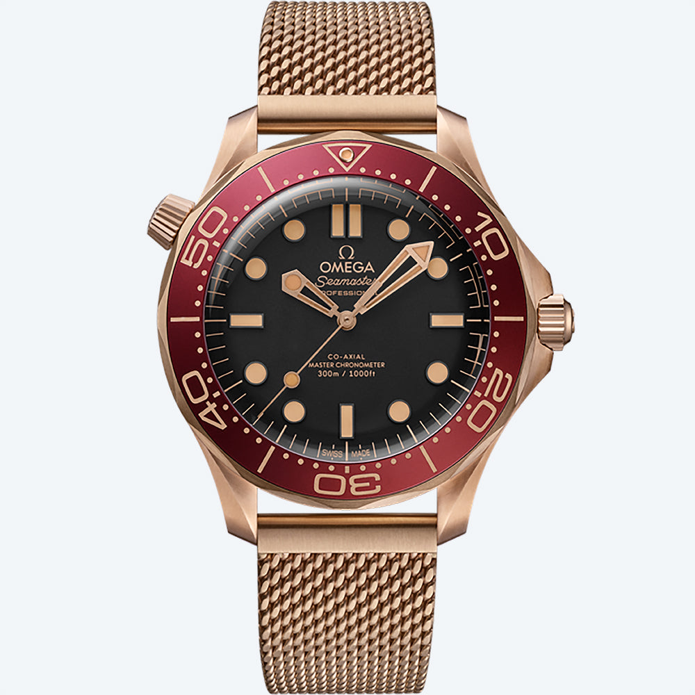 Omega Seamaster Diver Watch 300M Bronze Gold Rep 11 Pink Gold Plated Workshop VS 42mm