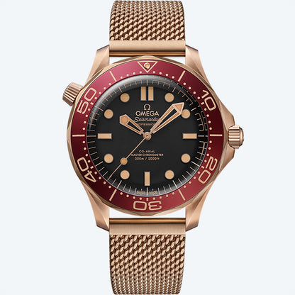 Omega Seamaster Diver Watch 300M Bronze Gold Rep 11 Pink Gold Plated Workshop VS 42mm