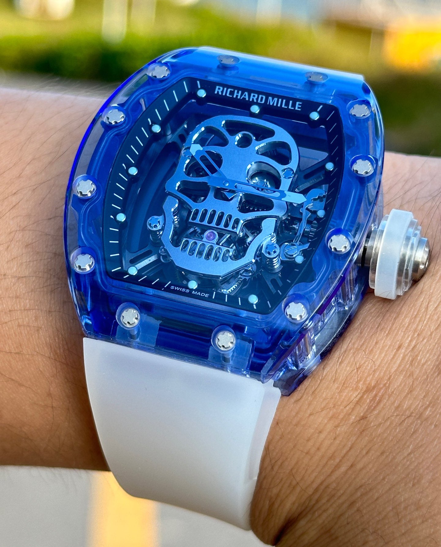 Richard Mille RM 052 Tourbillon Skull Wrist Watch